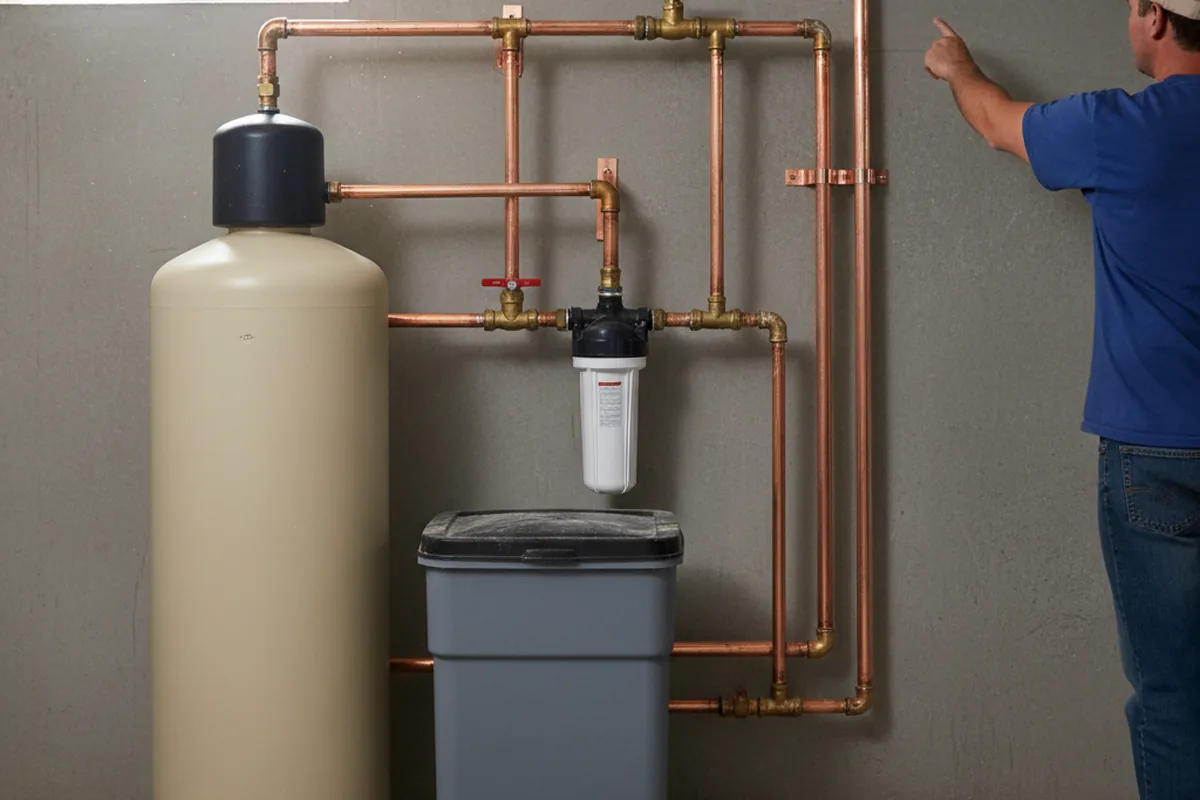 Whole-house water treatment system installed in Ira